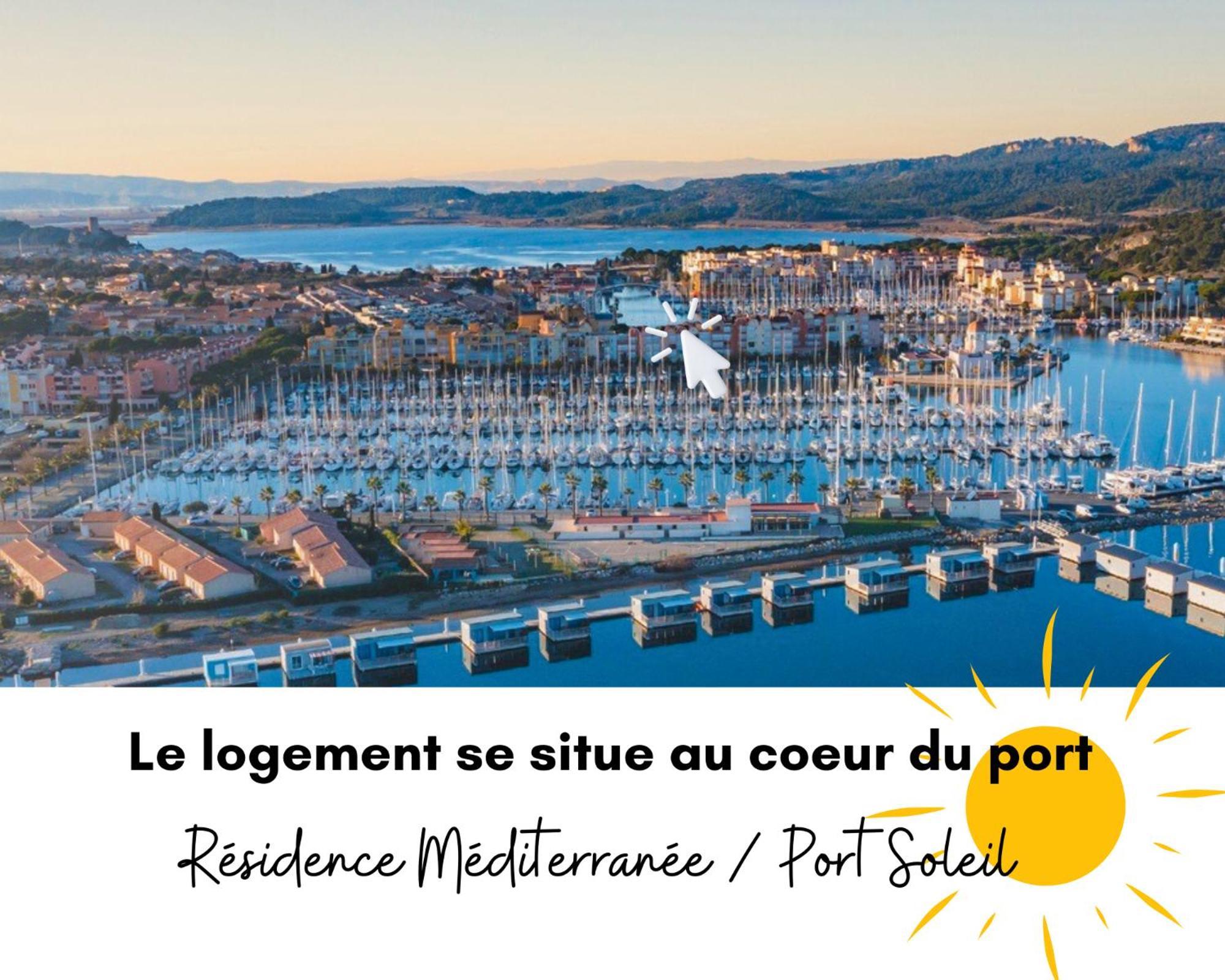L'Eden - Vue Magnifique Sur Le Port, Les Chalets & La Mer - Gruissan Exterior foto
